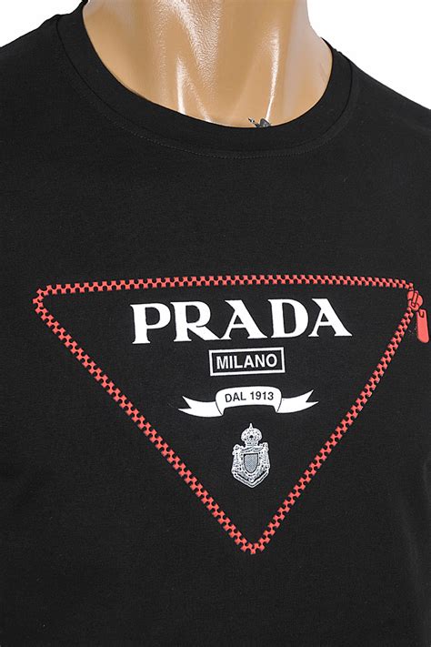 prada men's t shirt sale|Prada milano t shirt price.